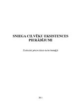 Referāts 'Sniega cilvēki', 1.