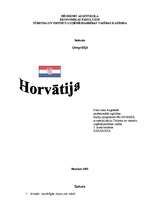 Referāts 'Horvātija', 1.