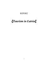 Referāts 'Tourism in Latvia', 1.