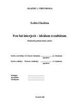 Referāts 'Fen šui - ideālam rezultātam', 1.