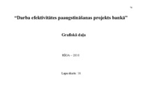 Diplomdarbs 'Darba efektivitātes uzlabošanas projekts bankā', 76.