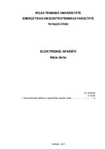 Paraugs 'Elektriskie aparāti - mājas darbs', 1.