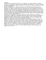 Eseja 'Community', 1.