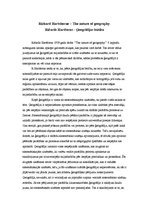 Konspekts 'Ričards Hartšorns "Ģeogrāfijas būtība"', 1.