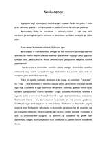 Konspekts 'Konkurence, tās veidi', 1.