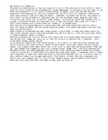 Eseja 'We Had to Sit Opposite', 1.