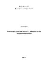 Diplomdarbs 'Sociālo prasmju veicināšanas iespējas 3-4 gadus veciem bērniem pirmsskolas izglī', 9.