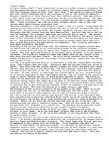 Eseja 'The Existence of God', 1.
