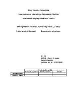 Konspekts 'Datorgrafikas un attēlu apstrādes pamati - Brezenhema algoritms', 1.