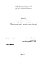 Referāts 'Mūzikas loma pusaudžu vērtīborientācijas veidošanā', 1.