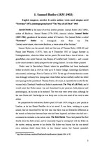 Referāts 'Samuel Butler (1835-1902)', 3.