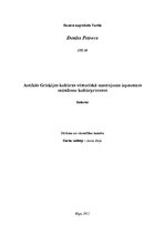 Referāts 'Antīkās Grieķijas kultūras vēsturiskā mantojuma izpausmes mūsdienu kultūrproceso', 1.