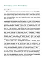 Referāts 'Individual Management Report. Starbucks Corporation Ltd. Marketing Audit and Str', 4.