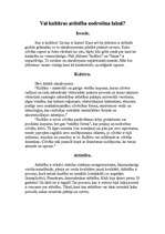 Eseja 'Vai kultūras attīstība nodrošina laimi?', 3.