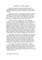 Eseja 'Saskarsme manā profesijā', 1.