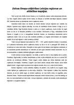 Eseja 'Dzīves līmeņa atšķirības Latvijas reģionos un attīstības iespējas', 1.