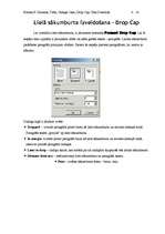 Konspekts 'MS Word izvēlnes', 8.