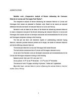 Diplomdarbs 'Pircēju rīcību ietekmējošo faktoru salīdzinošā analīze Latvijas un Norvēģijas pā', 3.