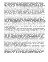 Eseja 'Pros and Cons of Improving Humans by Genetic Engineering', 1.