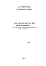 Referāts '"The Body Shop Latvija" tēls sociālajos medijos', 1.