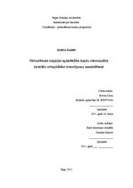 Referāts 'Ortozēšanas iespējas apakšstilba kaulu osteomielīta izraisīto ortopēdisko traucē', 1.