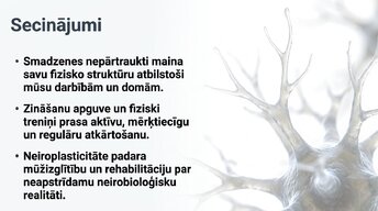 Prezentācija 'Jaunu prasmju apguves neirobioloģija', 13.