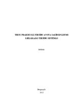 Referāts 'Tiesu prakses kā tiesību avota salīdzinājums lielākajās tiesību sistēmās', 1.
