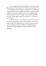 Eseja 'The Analysis of Ray Bradbury's Short Story "Marionettes"', 3.