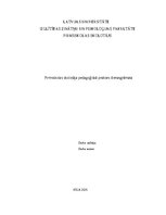 Prakses atskaite 'Pirmsskolas pedagoģiska prakse dienasgramata', 1.