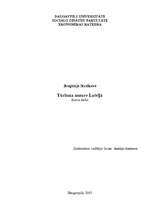 Referāts 'Tūrisma nozare Latvijā', 1.