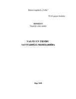 Referāts 'Valsts un tiesību savstarpējā mijiedarbība', 1.