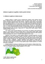 Konspekts 'Alūksnes augstienes augstākie reljefa punkti tūrismā', 1.