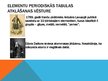 Prezentācija 'Periodiskās sistēmas tabulas atklāšanas vēsture', 5.