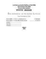 Referāts 'Ēnu ekonomika un tās nozīme Latvijas tautsaimniecībā', 1.