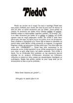 Eseja 'Piedot', 1.