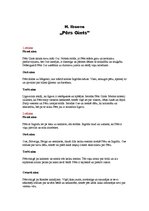 Konspekts 'Īss apraksts par katru lugas "Pērs Gints" cēlienu', 1.