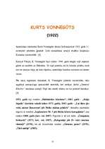 Referāts 'Kurts Vonnegūts - biogrāfija un literārā daiļrade', 10.