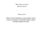 Diplomdarbs 'Vecāku uzskati par peldēšanas nodarbību ietekmi uz bērnu veselību', 1.