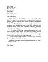 Paraugs 'Biroja administratores/ sekretāres pieteikuma vēstule', 1.