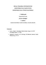 Konspekts 'Socioloģija, otrais seminārs', 1.