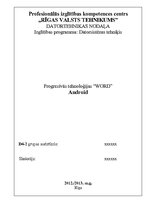 Referāts 'Android operētājsistēma', 1.