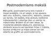 Prezentācija 'Postmodernisma māksla un tās iezīmes mūsdienās', 5.