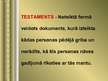 Prezentācija 'Vēsturiskie testamenta veidi', 2.