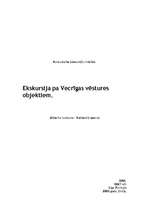 Referāts 'Ekskursija pa Vecrīgu', 1.