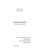 Konspekts 'Ārstniecības augs mārsils', 1.