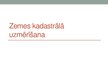 Prezentācija 'Zemes kadastrālā uzmērīšana. Robežas', 1.