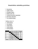 Konspekts 'Demokrātiskas sabiedrības pastāvēšana', 1.