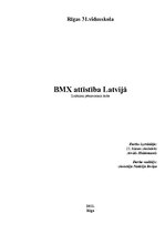 Referāts 'BMX attīstība Latvijā', 1.