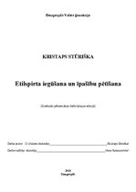 Referāts 'Etilspirta ieguve un īpašību pētīšana', 1.
