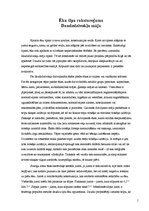 Eseja 'Daudzdzīvokļu māju raksturojums', 1.